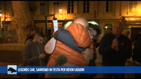 Sanremo in festa per Kevin Liguori, campione del mondo nelle Legends Cars