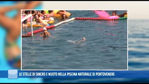 Anteprima Sport, il video emozionale del sincro nella piscina naturale di Portovenere