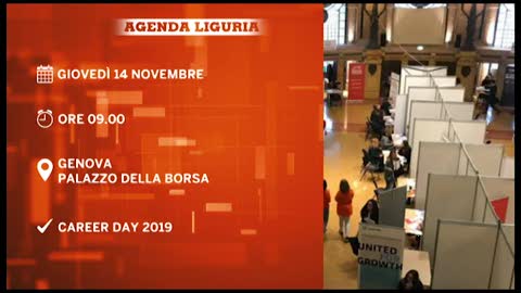 L'agenda degli appuntamenti in Liguria di giovedì 14 novembre