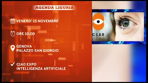 L'agenda degli appuntamenti in Liguria di venerdì 15 novembre