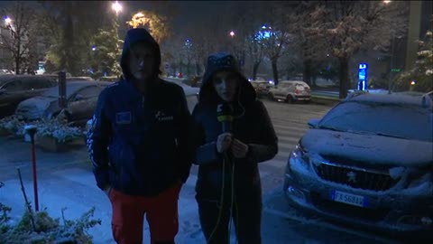 Maltempo in Liguria, la prima nevicata sulla Val Bormida