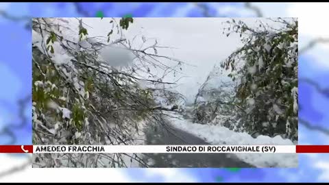 Maltempo in Liguria, nel savonese isolata la frazione di Camponuovo