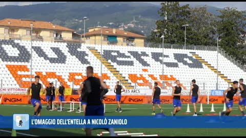 L'Entella celebra Niccolò Zaniolo, ecco il suo esordio in B con la maglia biancoceleste