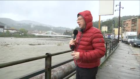 Allerta rossa a Genova, lo stato del fiume Polcevera