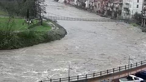 A Millesimo, la situazione del fiume Bormida