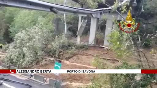 Crollo viadotto sulla A6, Berta (Porto Savona): 