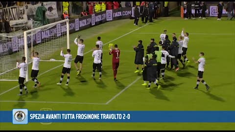 Serie B, lo Spezia batte il Frosinone e si allontana dalla zona calda della classifica