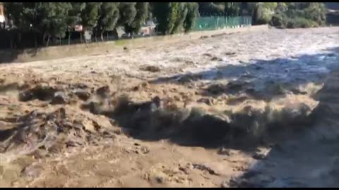 Frana a Rocchetta Nervina, 300 persone isolate e rischio cedimento di 25 metri di strada