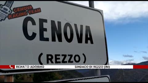 Frana a Rezzo, il sindaco: 