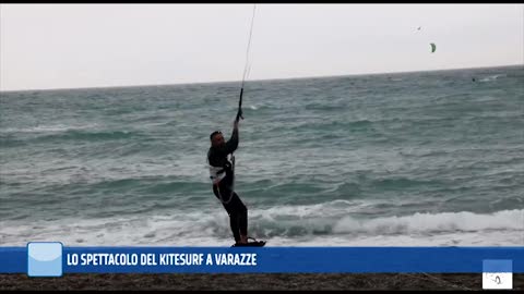 Ad Anteprima Sport il video emozionale del kitesurf  che si pratica a Varazze