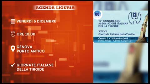 L'agenda degli appuntamenti in Liguria di venerdì 6 dicembre