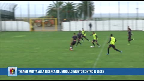 Genoa, Thiago Motta punta su Pinamonti per la sfida a pranzo con il Lecce