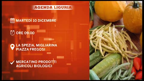 L'agenda degli appuntamenti in Liguria di martedì 10 dicembre