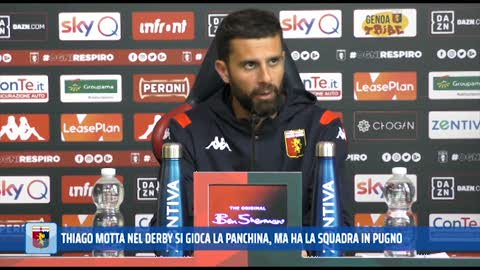 Genoa, derby decisivo per Thiago Motta ma la squadra e i tifosi sono con il tecnico