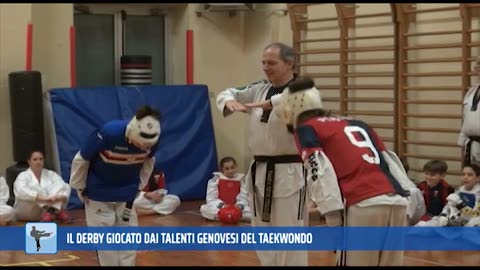 Il derby dei talenti del taekwondo di scuola Genova del maestro Pietro Fugazza