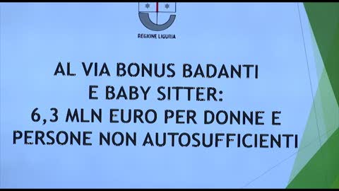 Bonus per badanti e baby sitter fino a 500 euro, il bando di Regione Liguria