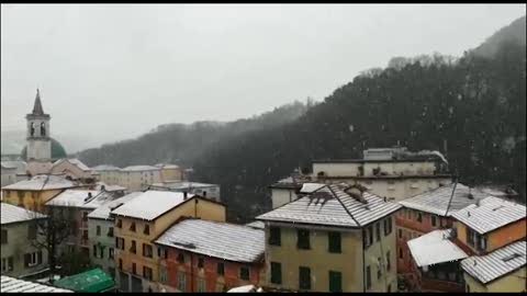 Neve nell'entroterra della Liguria, ecco le previsioni per il weekend