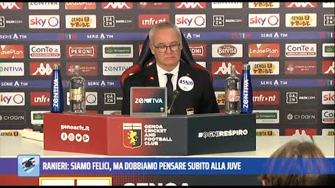 Sampdoria, Ranieri: "Siamo contenti per il derby, ma adesso pensiamo alla Juventus"