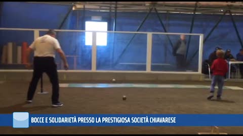 Bocce, giornata di amicizia e solidarietà presso la storica società Chiavarese