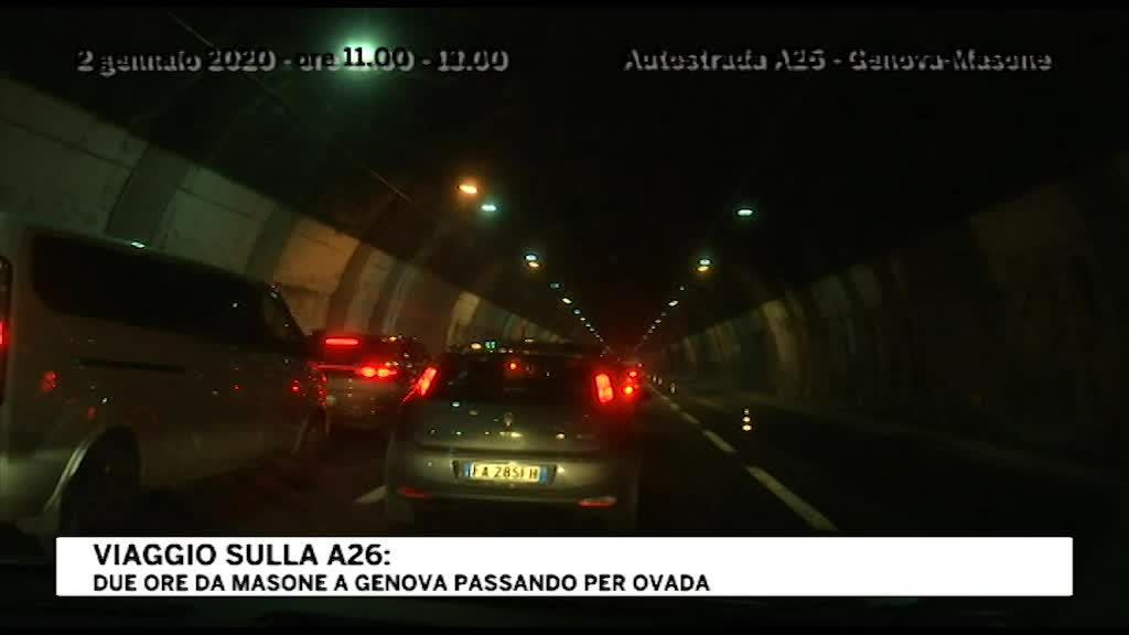 A26, due ore da Masone a Genova passando per Ovada