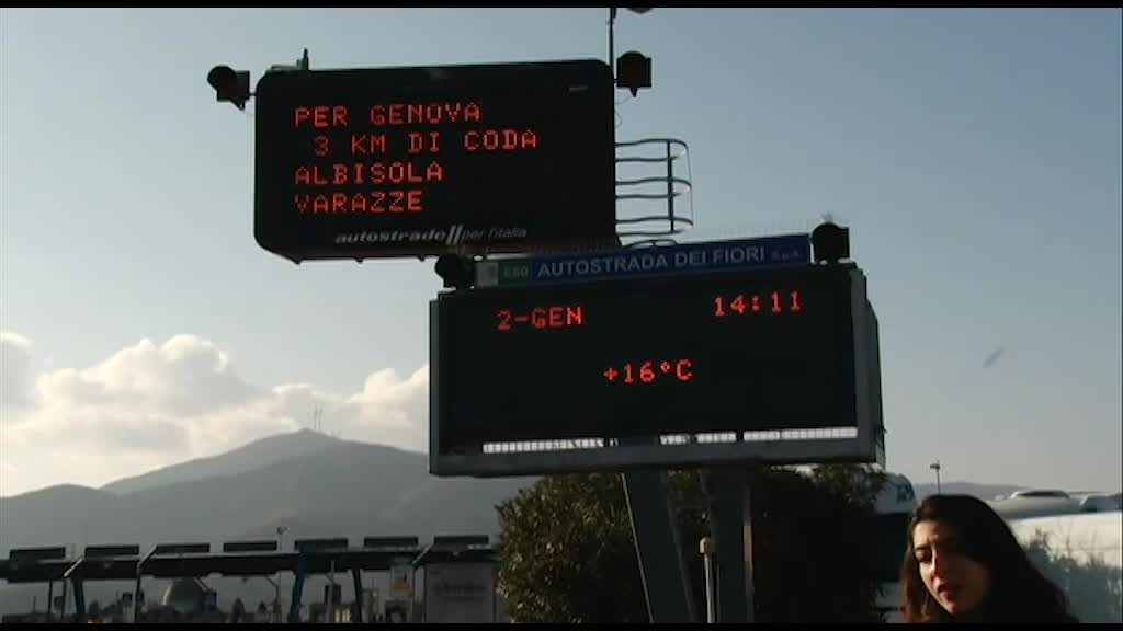 Autostrade, ancora una giornata di code in A10 tra Celle ed Arenzano