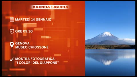 Agenda degli eventi di Martedì 14 Gennaio