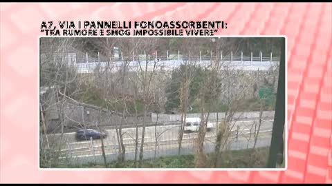 A7, via i pannelli fonoassorbenti: 