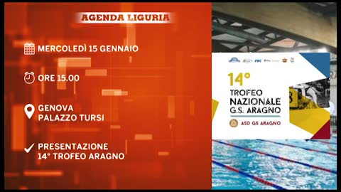 Agenda degli eventi di Mercoledì 15 Gennaio