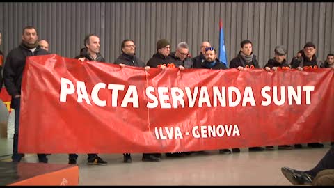 Commemorazione Rossa, i lavoratori contestato l'ad Morselli (ArcelorMittal): 