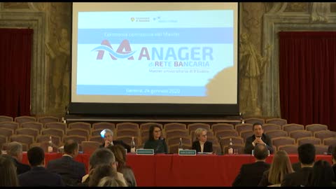 Master Manager di Rete Bancaria, consegnati i diplomi all'Università di Genova