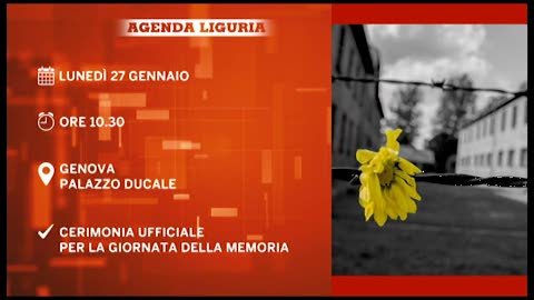 L'agenda degli appuntamenti in Liguria del 27 gennaio 2020