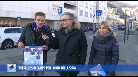 Federclubs in campo con Tommaso Giani e Arianna per i profughi siriani