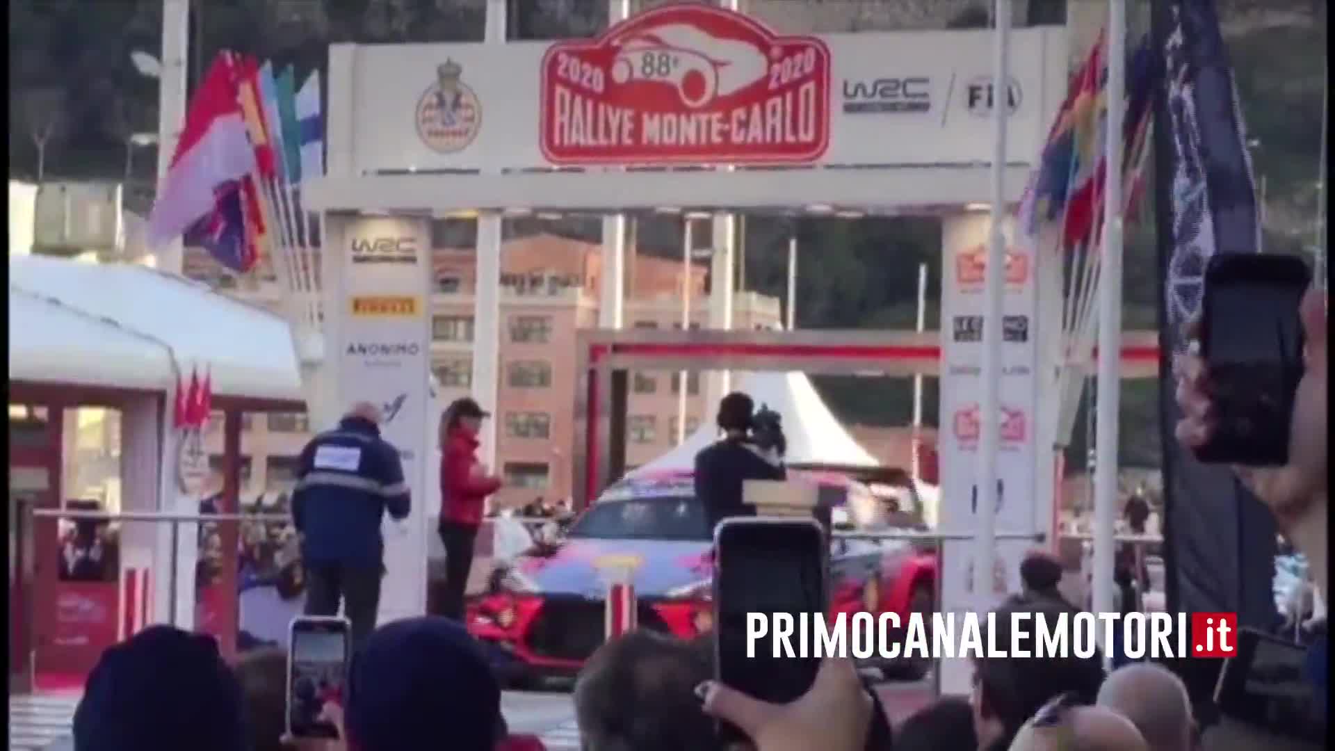 Rally Monte Carlo: festa per Neuville col principe Albert e Leclerc