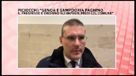 Piciocchi: "Genoa e Samp paghino il pregresso e onorino gli impegni col Comune"