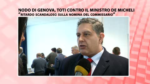 Nodo di Genova, Toti contro ministro De Micheli: 