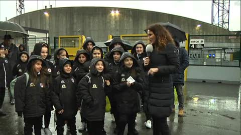 Le piccole calciatrici portano fortuna allo Spezia