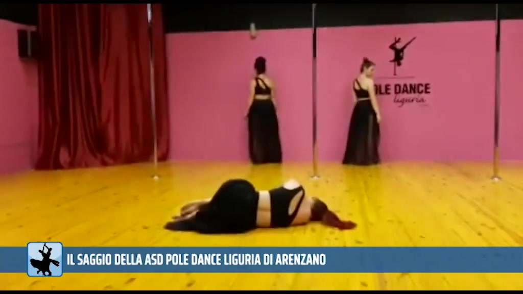 Ad anteprima sport il video emozionale del saggio di pole dance dell'ASD Arenzano