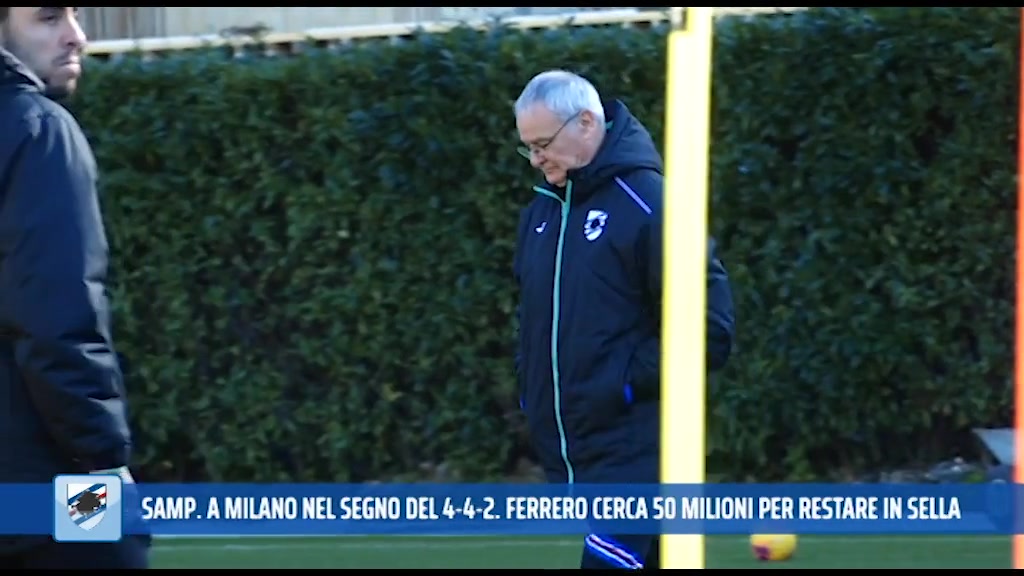 La Sampdoria con l'Inter torna al 4-4-2 mentre Ekdal si riprende il centrocampo