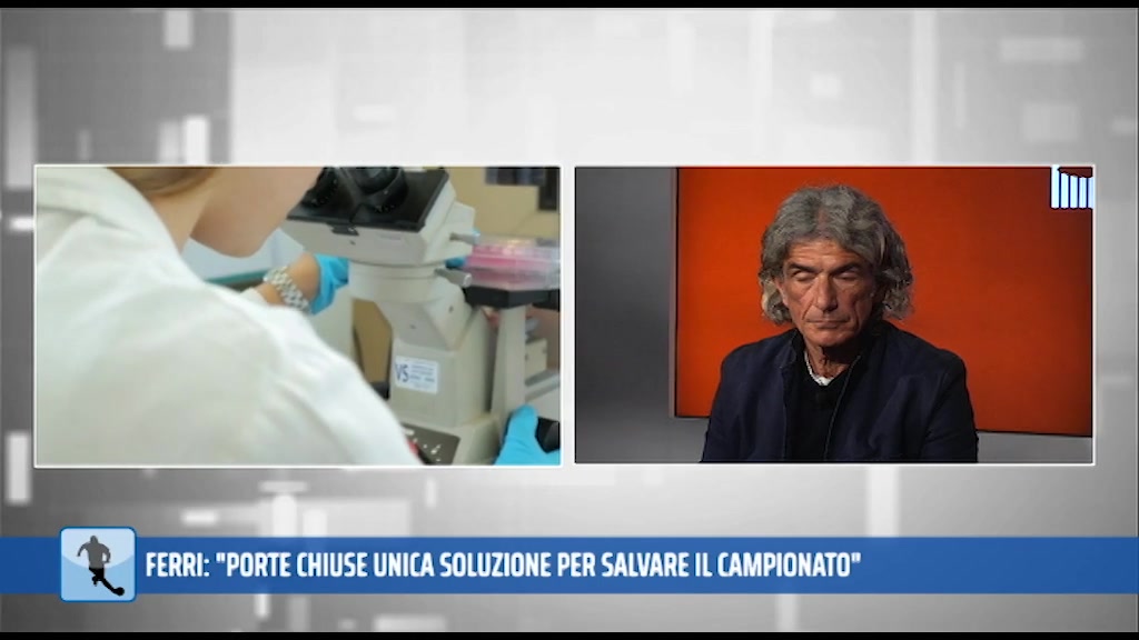 Riccardo Ferri, ex difensore della Samp: "Porte chiuse unica soluzione per salvaguardare il campionato"