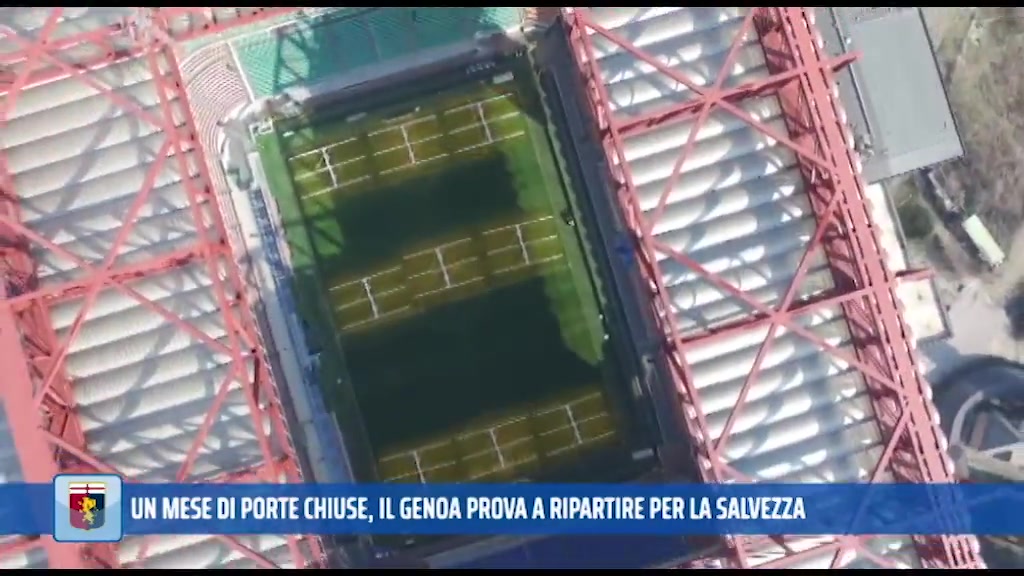 Un mese di porte chiuse, il Genoa prova a ripartire per la salvezza