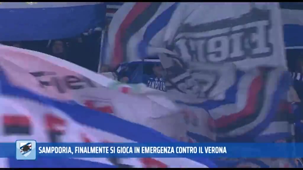 Sampdoria, finalmente si gioca. Ma è emergenza contro il Verona