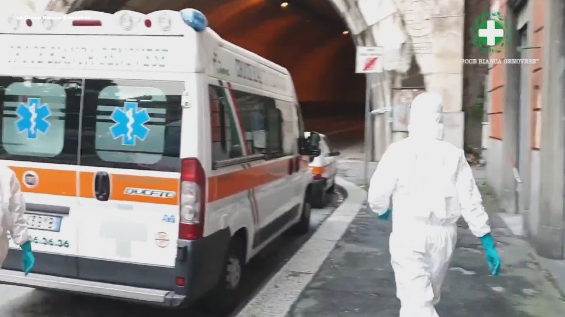 L'appello (in dialetto) della Croce Bianca Genovese sulle precauzioni da coronavirus