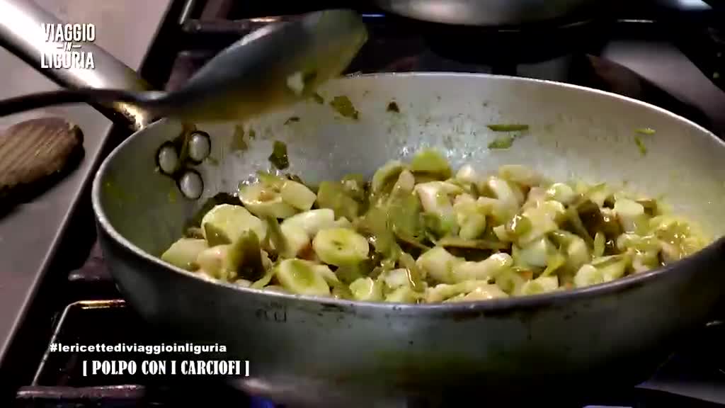 Ricette liguri da provare in quarantena: oggi polpo con carciofi