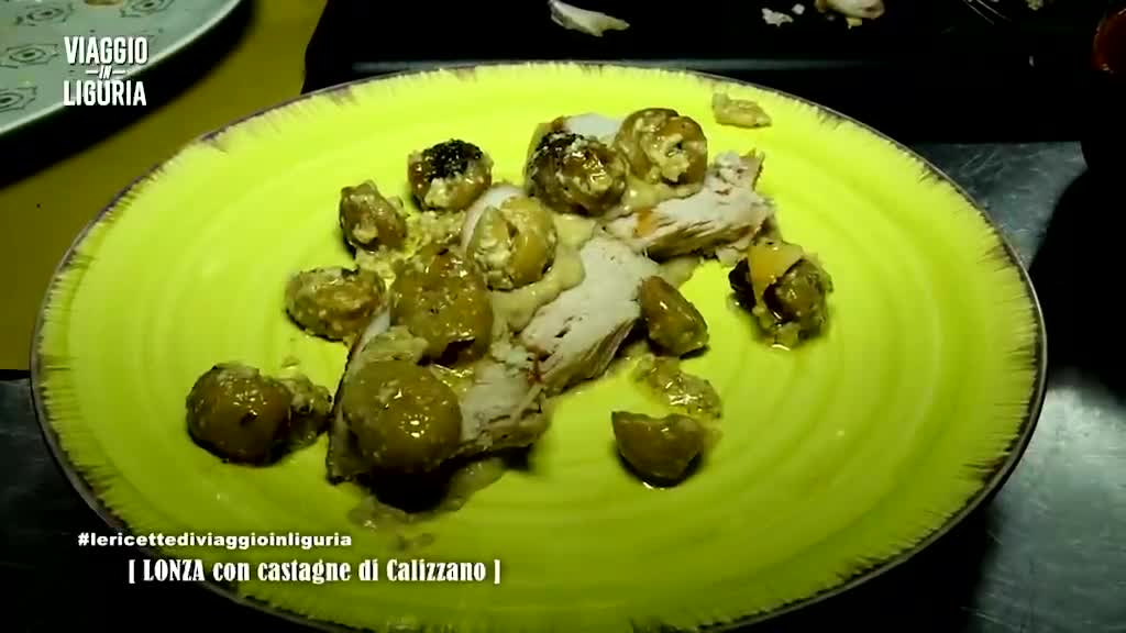 Le ricette di Viaggio in Liguria da provare in quarantena: oggi lonza con castagne