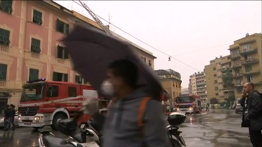 Incendio in via Fereggiano a Genova, 