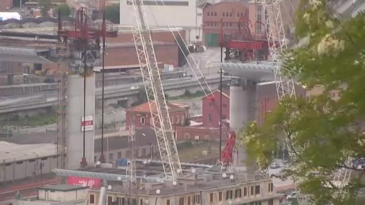 Ponte per Genova, varato l'ultimo impalcato: il time lapse 