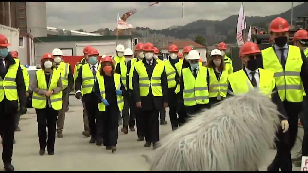 Ponte per Genova, Casellati in visita al cantiere con Toti e l'ad Salini