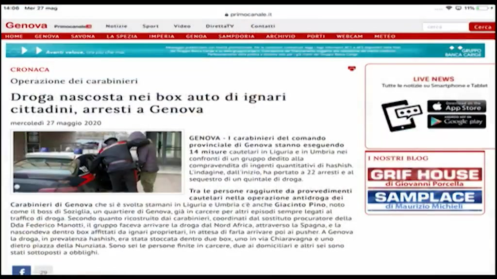 Il comandante dei Carabinieri di Genova: 