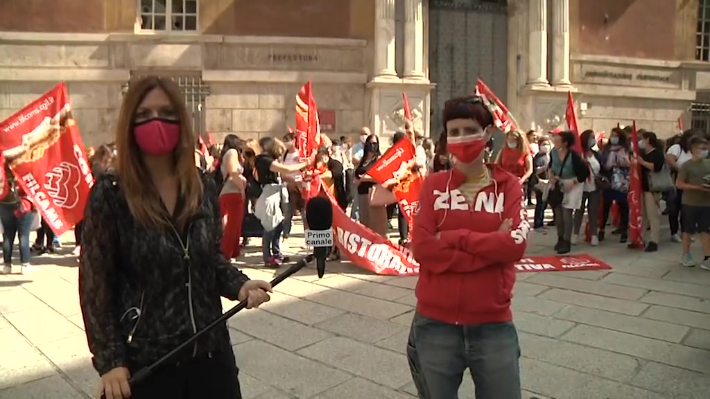 Protesta delle mense in Prefettura, Filcams Cgil Genova: 