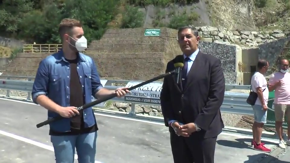 Inaugurato il ponte di Montalbano, Toti: 